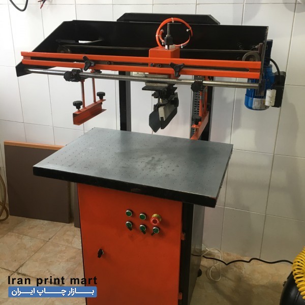 دستگاه چاپ سیلک همراه کمپرسو صفر