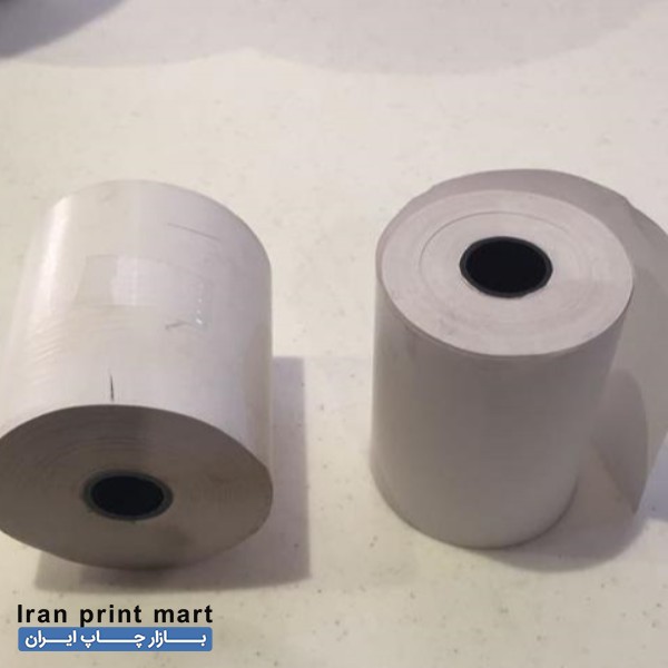 فروش کاغذ رول فیش پرینتر حرارتی هانسول عرض ٨ سانت