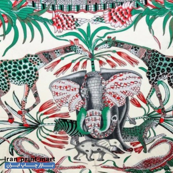 چاپ دیجیتال انواع پارچه