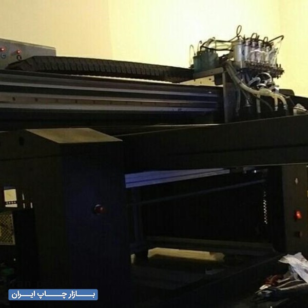 دستگاه فلت بد  entek وارداتی با 3 هد ریکو چاپ uv