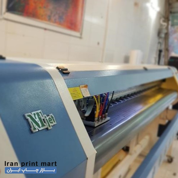دستگاه چاپ بنر کونیکا 512 سالم در حال کار 4هد