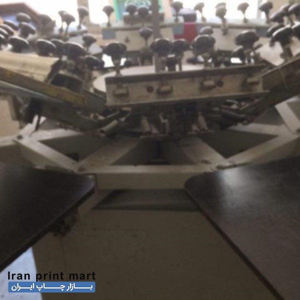 فروش دستگاه چاپ سیلک 8 رنگ دستی ترک تهران
