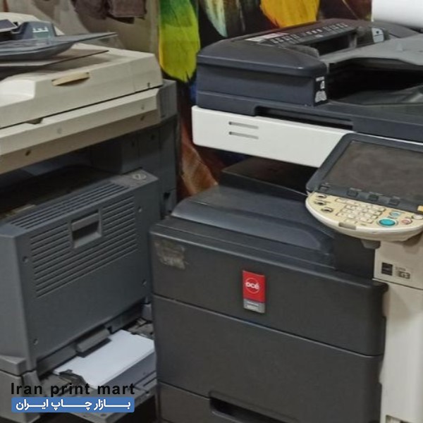 فروش لوازم کامل چاپخانه بصورت یکجا همراه بامتریال ساری