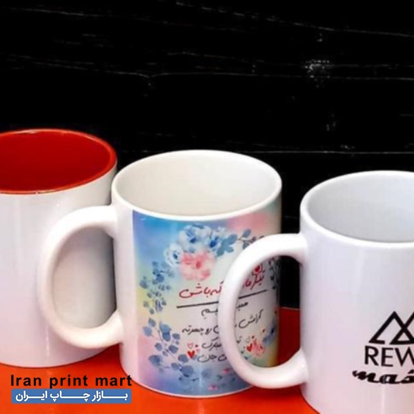 خدمات چاپ روی لیوان ماگ پازل پرچم ساعت تی شرت کرج
