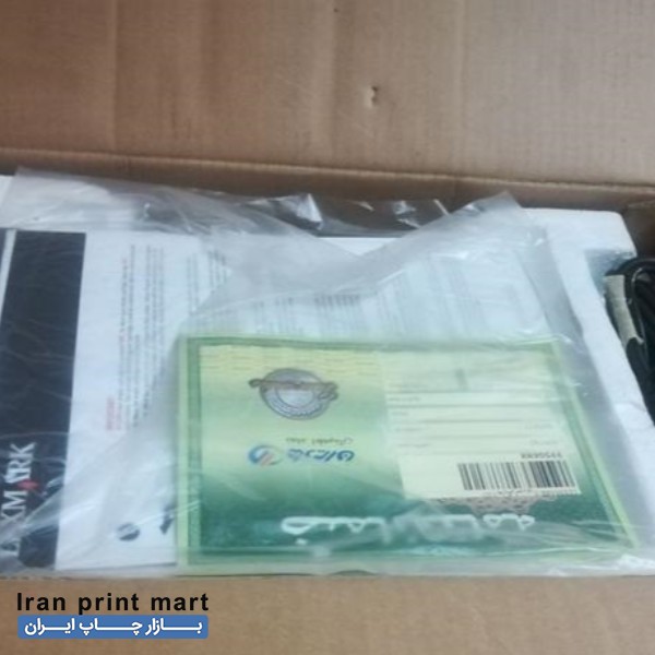 فروش دستگاه پرینتر لیزری سیاه سفید لکسمارک در حد با کارتون