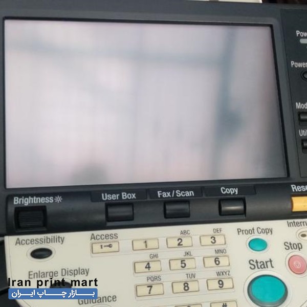 فروش دستگاه فتوکپی کپی پرینتر اسکنر لیزری 552 کونیکا چاپ رنگی
