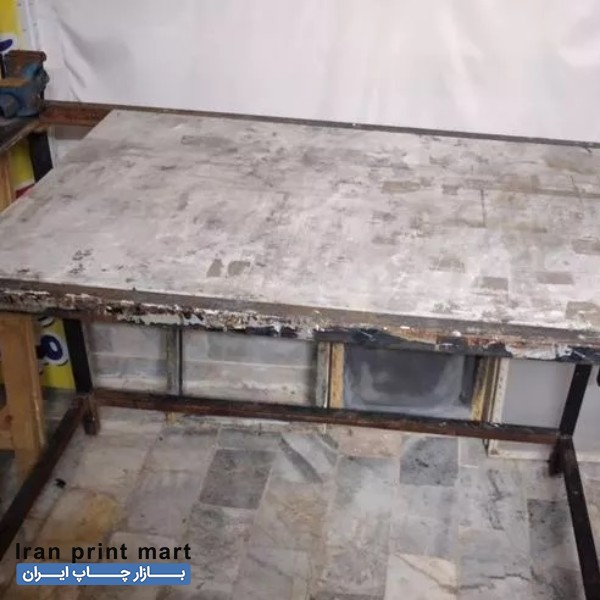 میز چاپ سیلک دستی