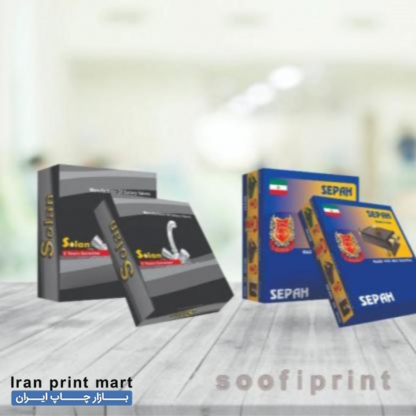 خدمات چاپ جعبه و کارتن در تهران