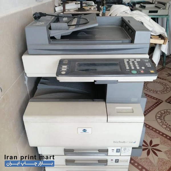 فتوکپی رنگی کونیکا c350 یزد