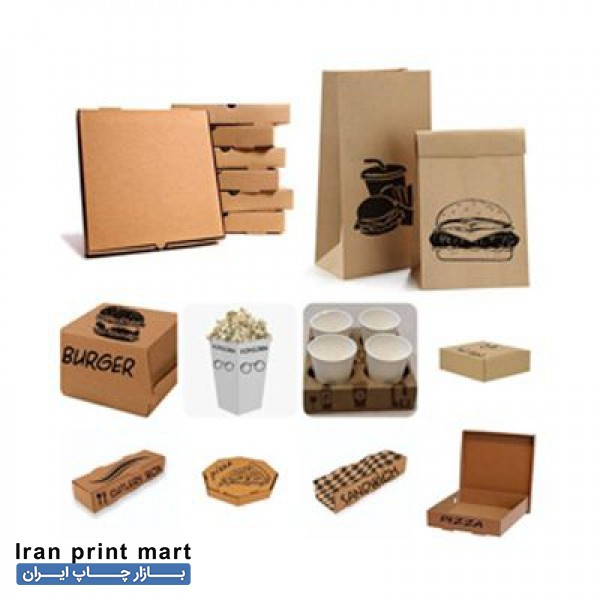چاپ روی جعبه فست فود شیراز