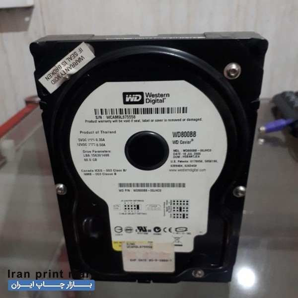 هارد اینترنال وسترن 80 گیگ کرج