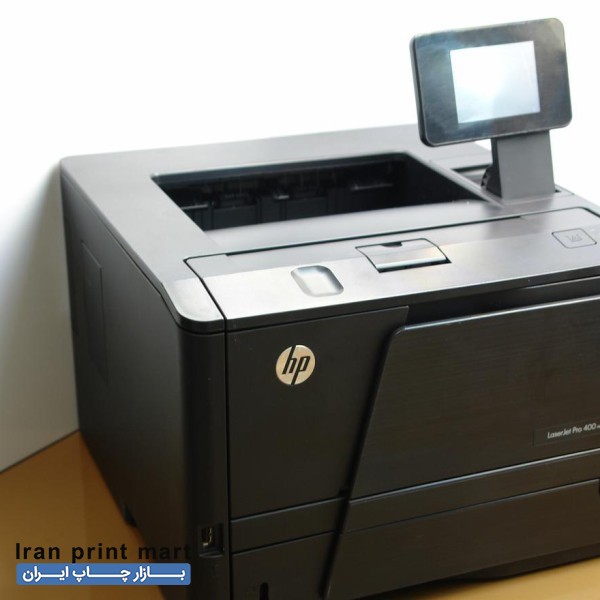 پرینتر لیزری hp 401 dn  صفحه لمسی