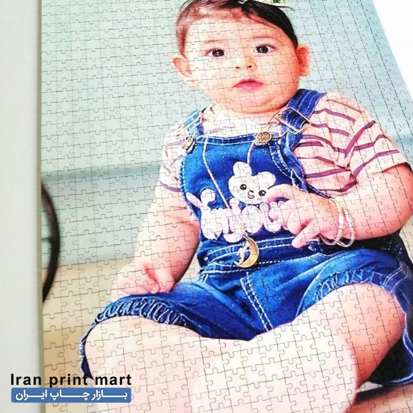 چاپ عکس روی پازل چوبی و تابلو فرش در پنج سایز