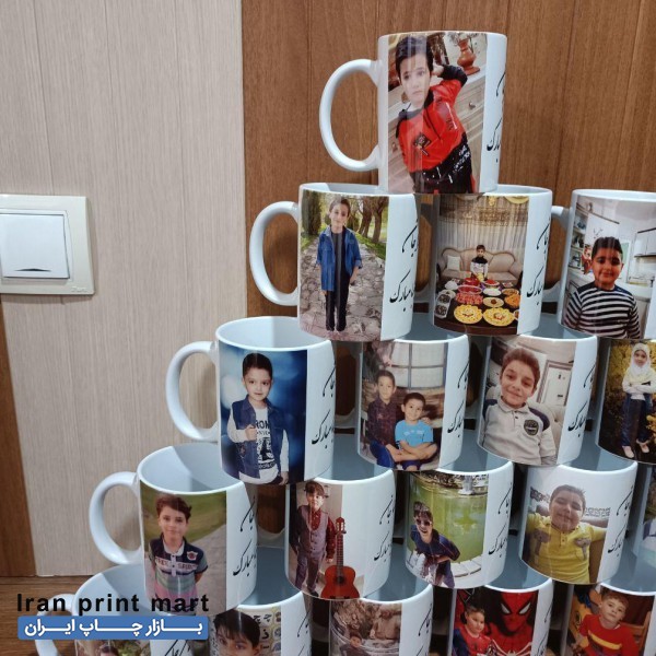 چاپ عکس دلخواه شما بر روی لیوان و تیشرت و..