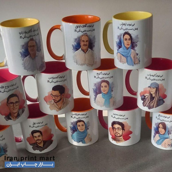 چاپ پیکسل لیوان جاکلیدی و...