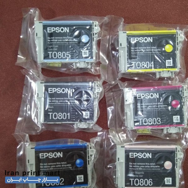 کارتریج شش رنگ اپسون اصلی