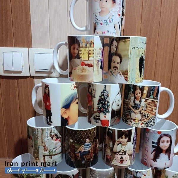 چاپ عکس بر روی لیوان و تیشرت و ...