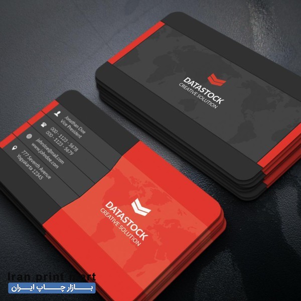 طراحی و چاپ کارت ویزیت تراکت لیبل سربرگ
