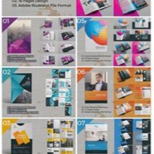 طرح لایه باز بروشور و کاتالوگ