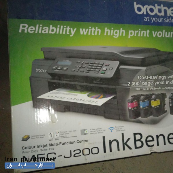 پرینتر ۴کاره برادر،جوهر افشان، wifi