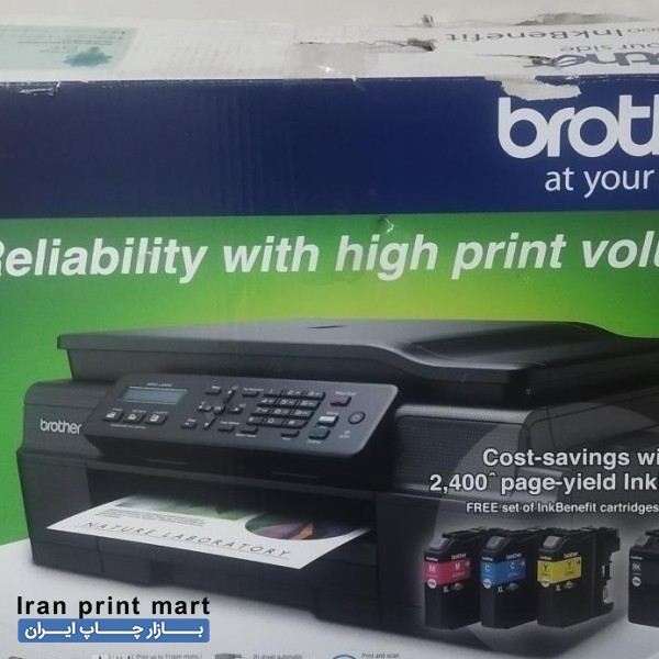 پرینتر جوهر افشان 4 کاره brotherمدلj200