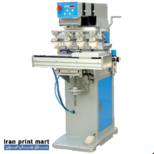 دستگاه چاپ تامپو چهار رنگ شاتل مدل P4/S