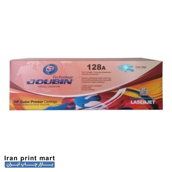 ست کامل کارتریج hp,مدل ۱۲۸a،مارک ژوبین