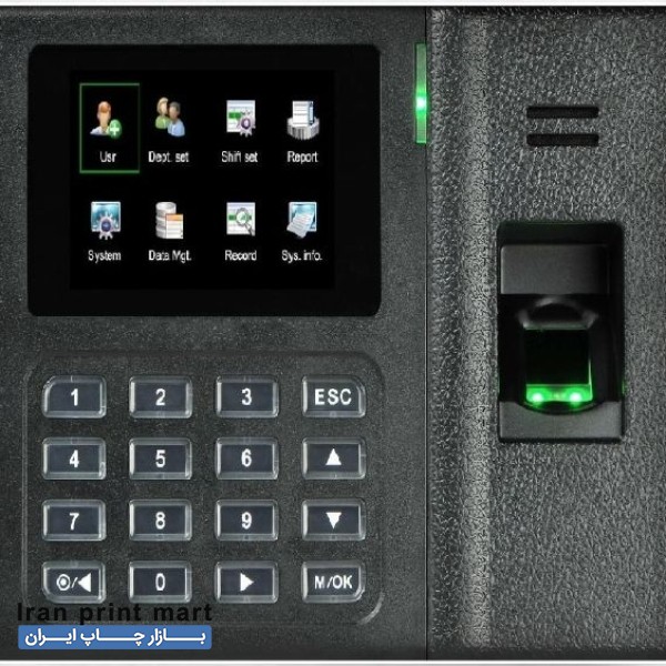 دستگاه حضور و غیاب کارت و اثر انگشت تشخیص چهره