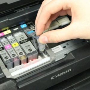 شارژ یا تعویض کارتریج فتوکپی کانن