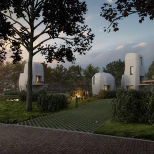 خانه های هلندی با پرینتر سه بعدی