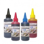 جوهر پرینتر اچ پی 100 سی سی SKY چهار رنگ