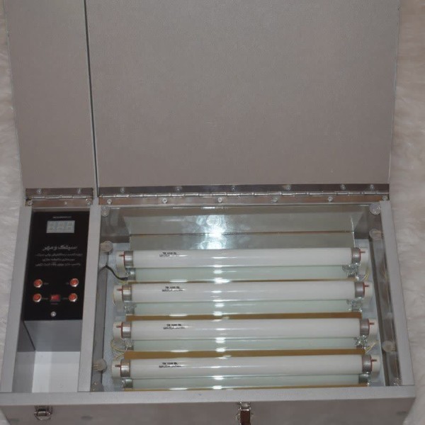 دستگاه دوکاره سیلک و مهرسازی 4 لامپ