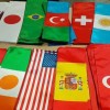 چاپ اختصاصی پرچم رومیزی تشریفات ساحلی با پایه مشهد