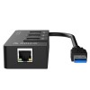 هاب 3 پورت USB 3.0 اوریکو مدل HR01-U3 همراه با پورت RJ450