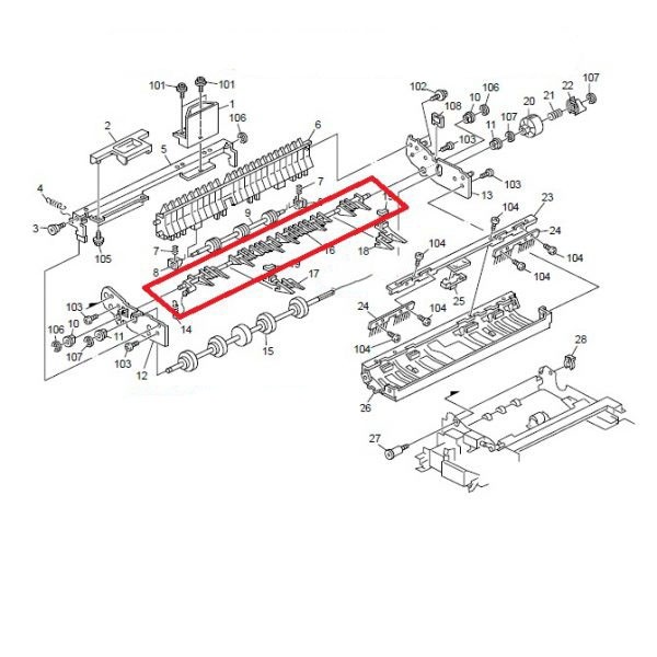 ناخونک دوبلکس ریکو آفیشیو طرح1