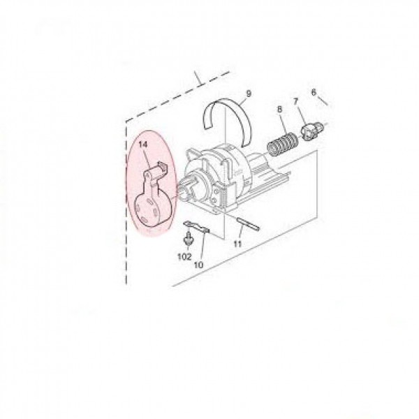 دستگیره هاپر تونر ریکو 4001 و 40020
