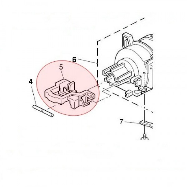 دستگیره هاپر تونر ریکو ۲۰۴۵ و ۴۵۰۰0