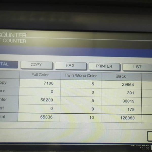 فروش فتوکپی رنگی ۴۵۴۰ تمیز کم کار مشهد