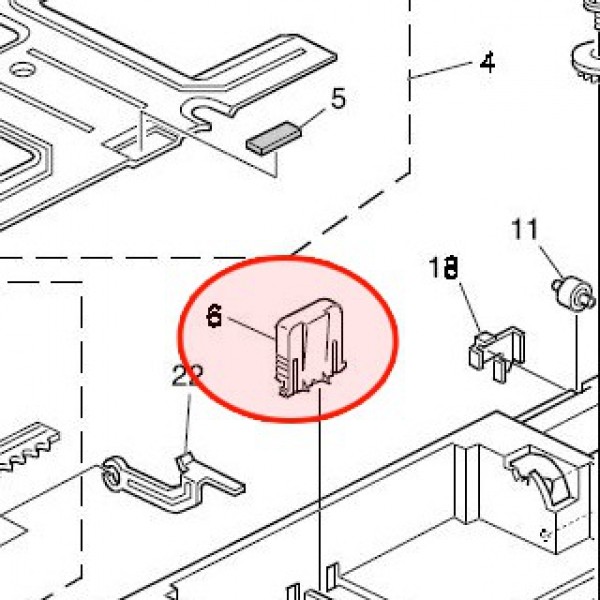 گیره کاست ریکو1
