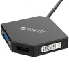 مبدل Mini DisplayPort به VGA/HDMI/DVI اوریکو مدل DMP-HDV3S2
