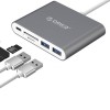 مبدل USB-C به USB و کارت خوان اوریکو مدل RCC2A0