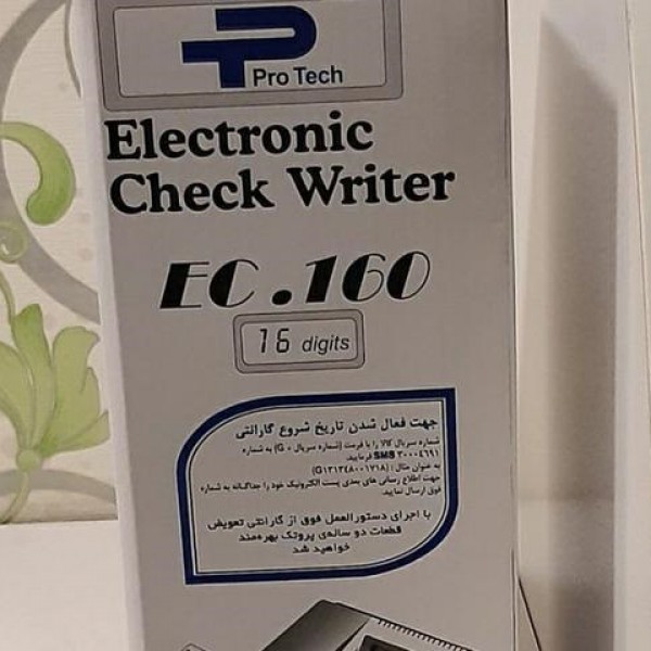فروش دستگاه  پرینتر چک EC160 با گارانتی متمم اف پرفراژ تهران