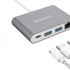 مبدل USB-C به USB/RJ45/USB-C اوریکو مدل RCR2A0