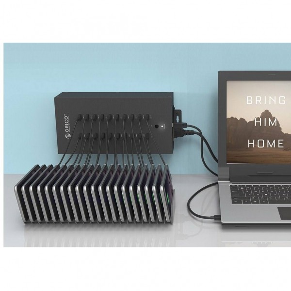 هاب USB صنعتی 20 پورت اوریکو مدل IH20P2