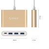 هاب 4 پورت USB-C اوریکو مدل RC3A0