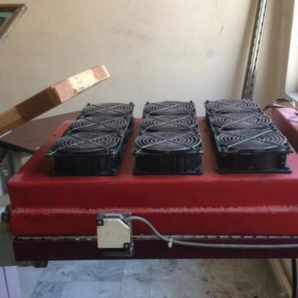 دستگاه چاپ سیلک دستی 8 رنگ