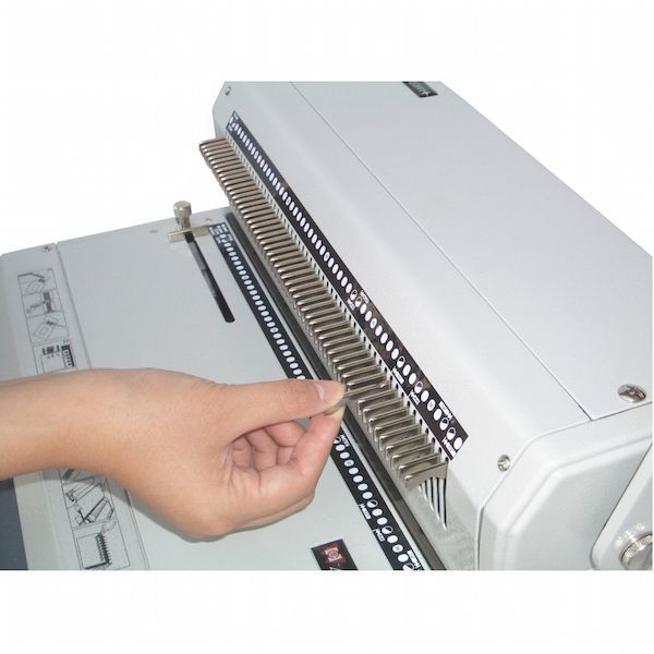 دستگاه صحافی دوبل مارپیچ نیمه برقی سوپربایند مدل CoilMac-ECI2