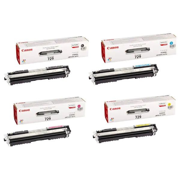 ست کارتریج لیزری کانن مدل 729 چهار رنگ0