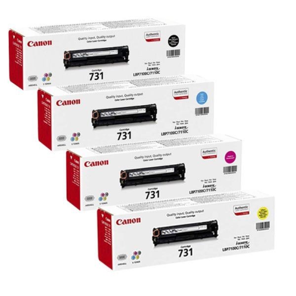 ست کارتریج لیزری کانن مدل 731 چهار رنگ0
