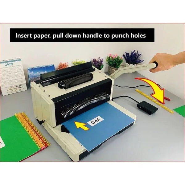 دستگاه صحافی دوبل مارپیچ مدل 88080